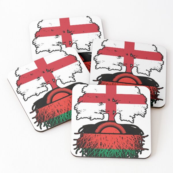 Item preview, Malawi Malawian English England Tree Roots Flag designed and sold by FlagX.