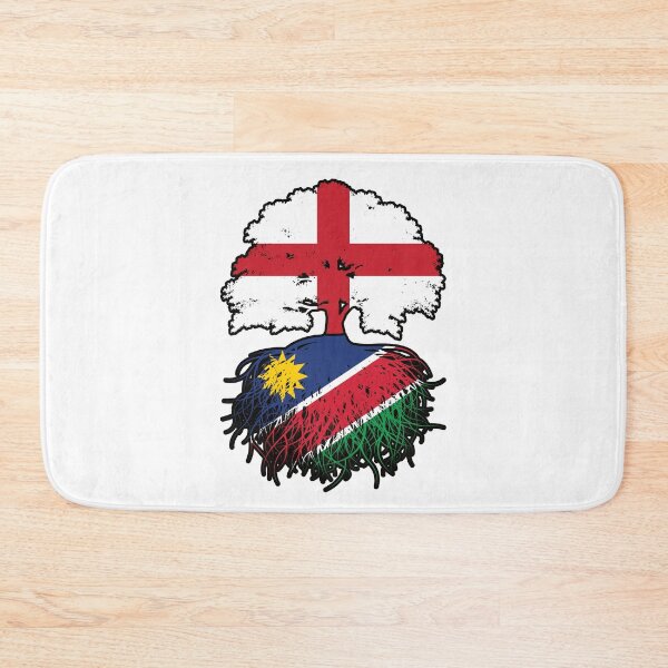 Item preview, Namibia Namibian English England Tree Roots Flag designed and sold by FlagX.