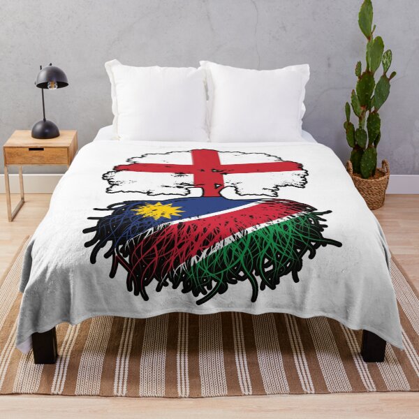 Item preview, Namibia Namibian English England Tree Roots Flag designed and sold by FlagX.