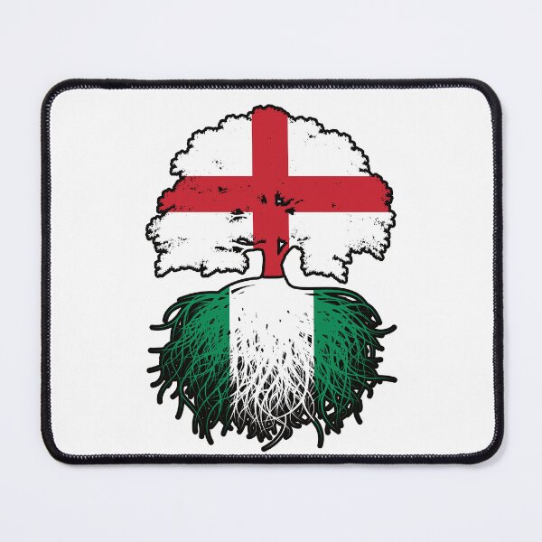 Item preview, Nigeria Nigerian English England Tree Roots Flag designed and sold by FlagX.