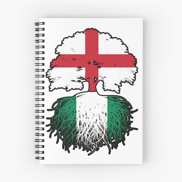 Item preview, Nigeria Nigerian English England Tree Roots Flag designed and sold by FlagX.