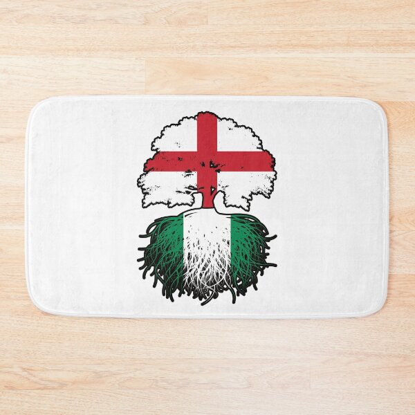 Item preview, Nigeria Nigerian English England Tree Roots Flag designed and sold by FlagX.