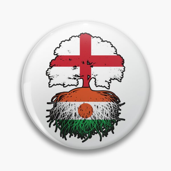 Item preview, Niger Nigerien English England Tree Roots Flag designed and sold by FlagX.
