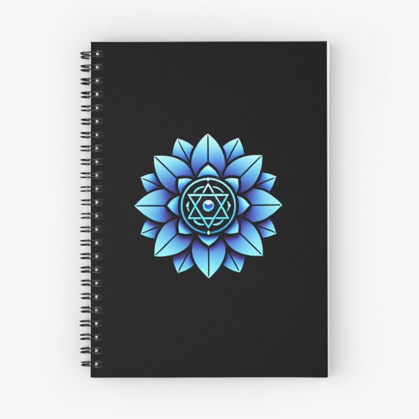 Item preview, Throat Chakra Symbol on Black Background – Express Your Authentic Voice designed and sold by SacredPractice.