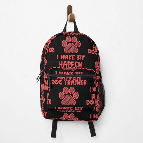 Item preview, Dog Trainer I Make Sit Happen Funny Pun Gift For A Dog Lover - Red designed and sold by IT-Express.