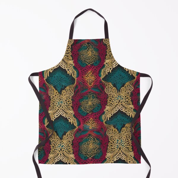 Item preview, Abstract Lace Pattern in Yellow, Fuchsia and Turquoise designed and sold by Ciervo Primavera.