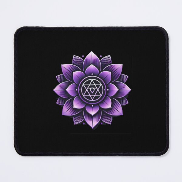 Item preview, Crown Chakra Symbol on Black Background – Connect with Divine Consciousness designed and sold by SacredPractice.