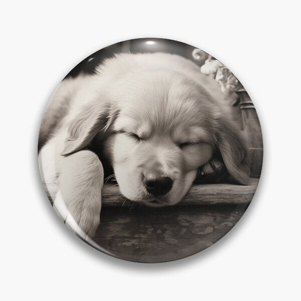 Item preview, Black and White Golden Retriever Puppy designed and sold by Samuelsboro.
