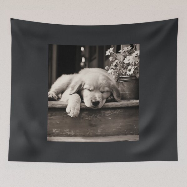 Item preview, Black and White Golden Retriever Puppy designed and sold by Samuelsboro.