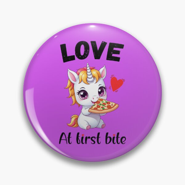 Item preview, Love At First Bite. Funny Pizza Lover Quote. Pizza lover designed and sold by DesignHouse07.