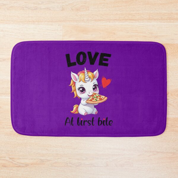 Item preview, Love At First Bite. Funny Pizza Lover Quote. Pizza lover designed and sold by DesignHouse07.