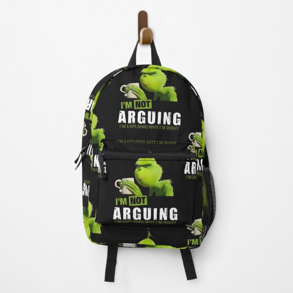 Item preview, I'm Not Arguing I'm Explaining Why I'm Right Grinch Quote designed and sold by Vicky021.