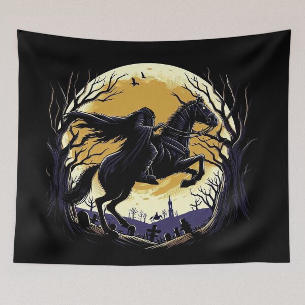 Item preview, Sleepy Hollow Headless Horseman designed and sold by Myra365Art.