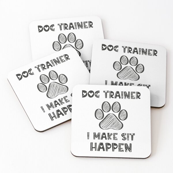Item preview, Dog Trainer I Make Sit Happen Funny Pun Gift For A Dog Lover - Black designed and sold by IT-Express.