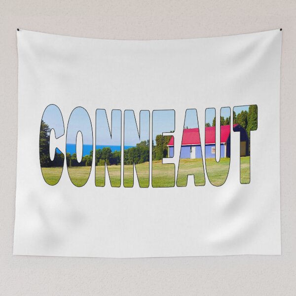 Item preview, CONNEAUT - Ohio USA Lakeside Barn on Beautiful Day designed and sold by Adam Gormley.