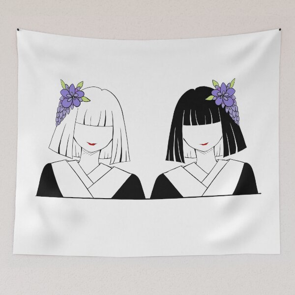 Item preview, Demon slayer fan art of Ubuyashiki sibling  designed and sold by tenkenryujin.