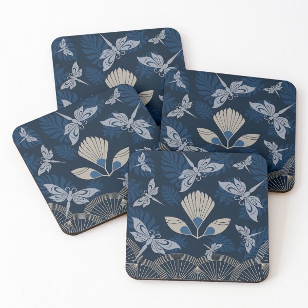 Item preview, Art Deco Butterflies designed and sold by TurquoiseBird.