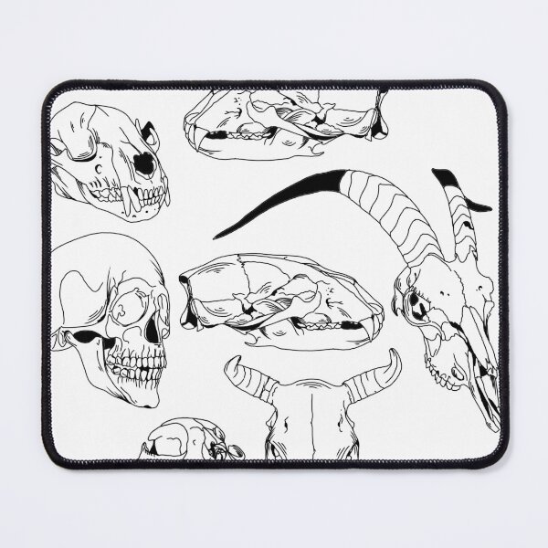 Item preview, Skull drawings designed and sold by Courtney Croxall.
