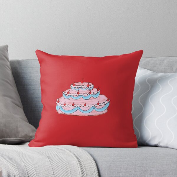 Item preview, Cherry Tiered Cake, Fancy Wedding Cake Illustration designed and sold by semprevivaco.