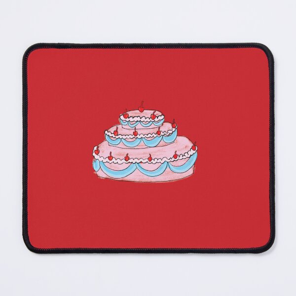 Item preview, Cherry Tiered Cake, Fancy Wedding Cake Illustration designed and sold by semprevivaco.