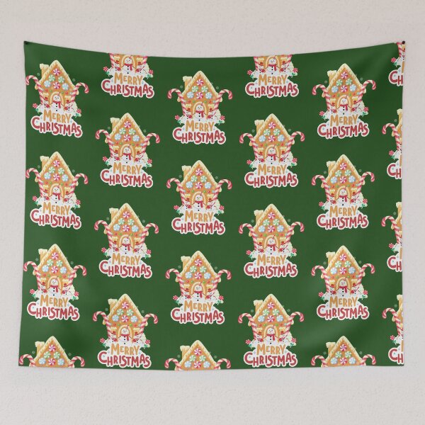 Item preview, Merry Christmas Gingerbread House designed and sold by HomeFreewithMe.