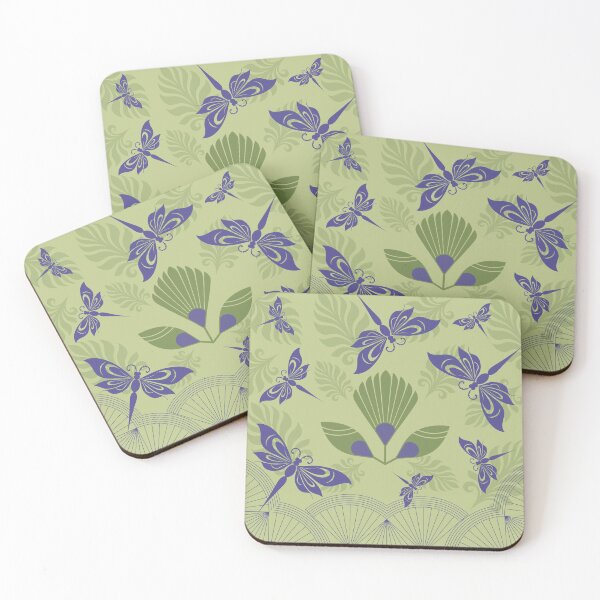 Item preview, Art Deco Butterflies designed and sold by TurquoiseBird.
