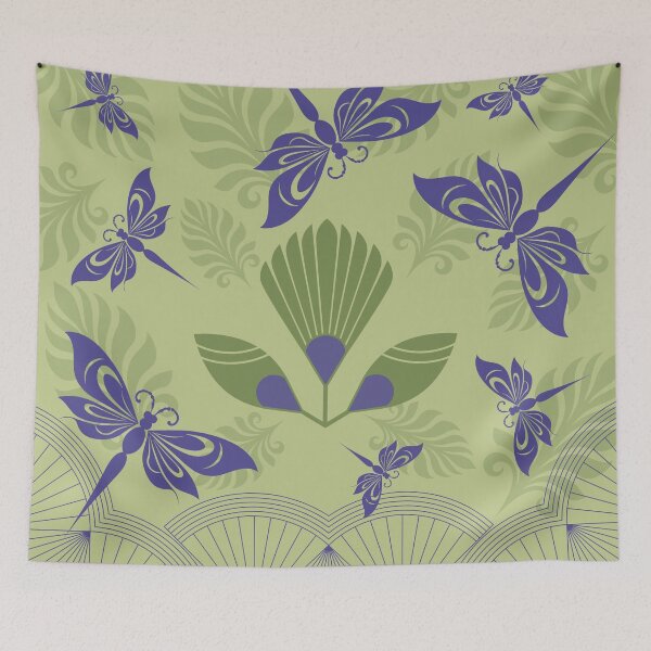 Item preview, Art Deco Butterflies designed and sold by TurquoiseBird.