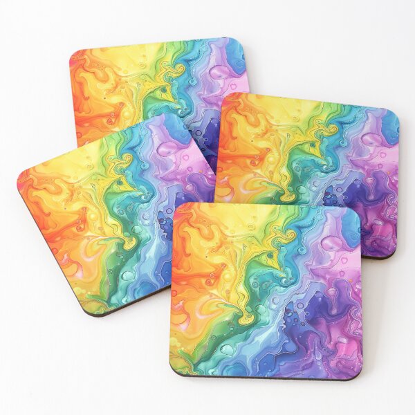 Item preview, Abstract Rainbow Alcohol Ink 2 designed and sold by FineElephant.