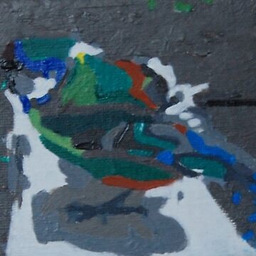 Artwork thumbnail, A small bird on a winter day by artistDanJ