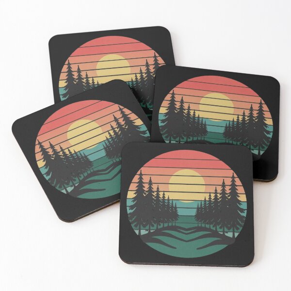 Item preview, Retro Forest Trees Outdoors Nature Women Men Vintage Graphic designed and sold by SztylishDesigns.