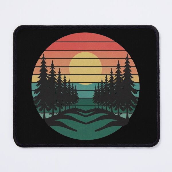 Item preview, Retro Forest Trees Outdoors Nature Women Men Vintage Graphic designed and sold by SztylishDesigns.