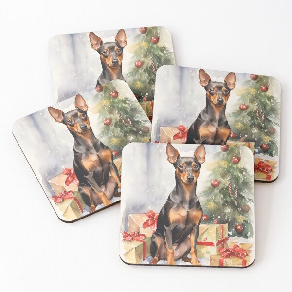 Item preview, Christmas German Pinscher  designed and sold by Samuelsboro.