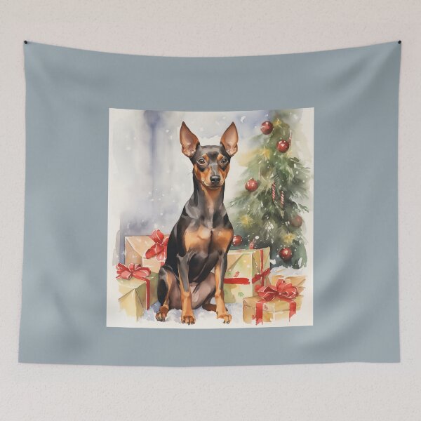 Item preview, Christmas German Pinscher  designed and sold by Samuelsboro.