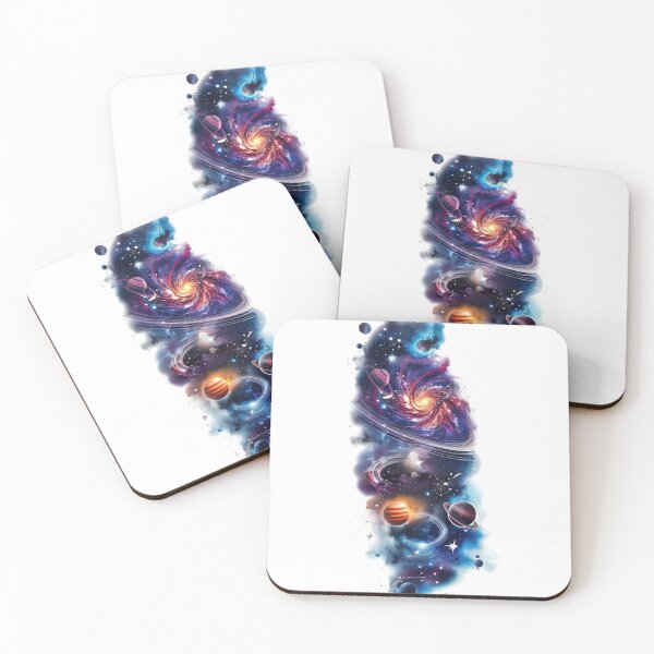 Item preview, Vibrant Cosmic Galaxy with Planets designed and sold by Amr Siam.