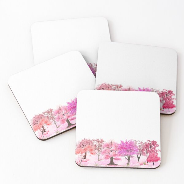 Item preview, Pink trees forest designed and sold by Rompecabezas.