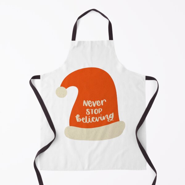 Item preview, Cute Santa Hat 'Never Stop Believing' designed and sold by madebyleanna.