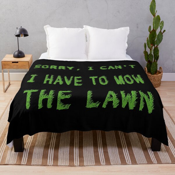 Item preview, Sorry I Can't I Have To Mow The Lawn Funny Lawn Mowing Dad - Black designed and sold by IT-Express.