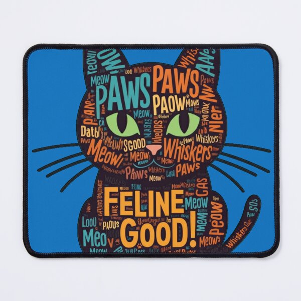 Item preview, Feline Good: Playful Cat Typography T-Shirt designed and sold by CoolEnthusias.