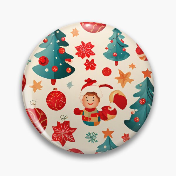 Item preview, Christmas Trees and Ornament Pattern designed and sold by KaviPatterns.