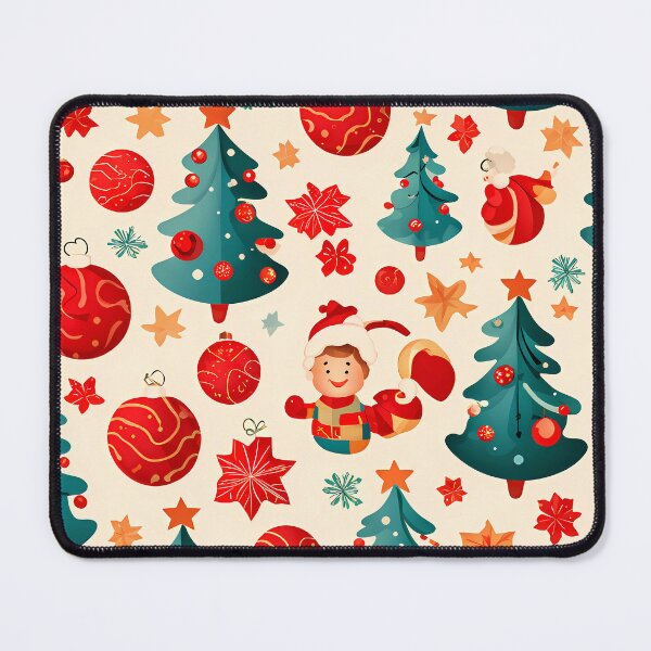 Item preview, Christmas Trees and Ornament Pattern designed and sold by KaviPatterns.