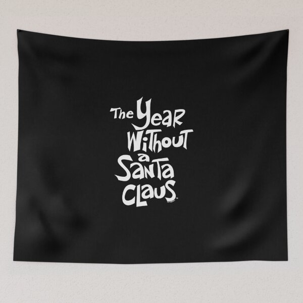 Item preview, The Year Without A Santa Claus White Text Logo designed and sold by vintageretrostyleshop.