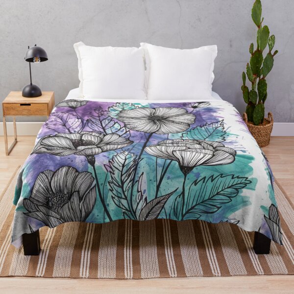 Item preview, Nature's Palette: Purple, Teal, and Blue Harmony | Nature’s Symphony: A Blend of Purple and Teal designed and sold by JOY STORE 45.
