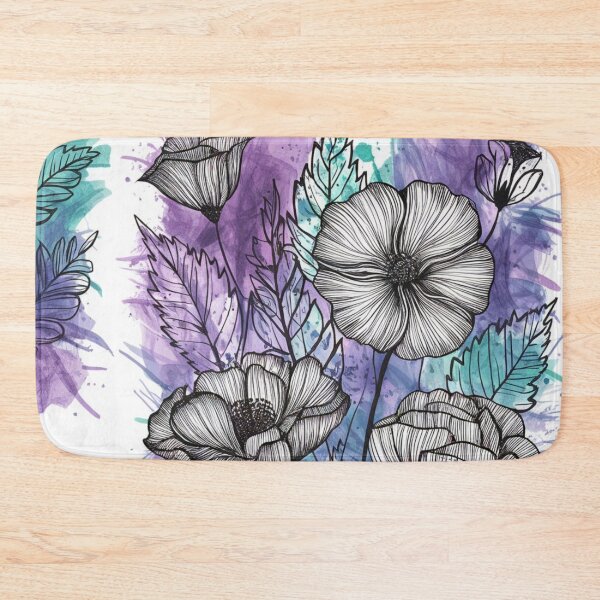 Item preview, Nature's Palette: Purple, Teal, and Blue Harmony | Nature’s Symphony: A Blend of Purple and Teal designed and sold by JOY STORE 45.