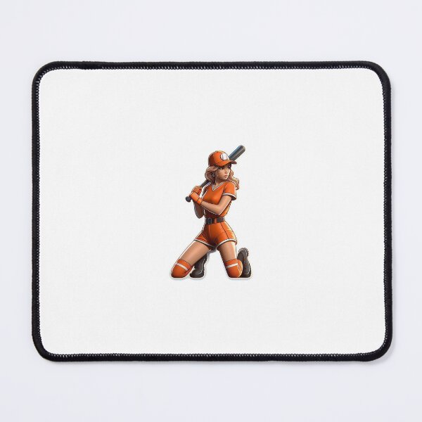 Item preview, Female athlete playing baseball designed and sold by Chase12921.