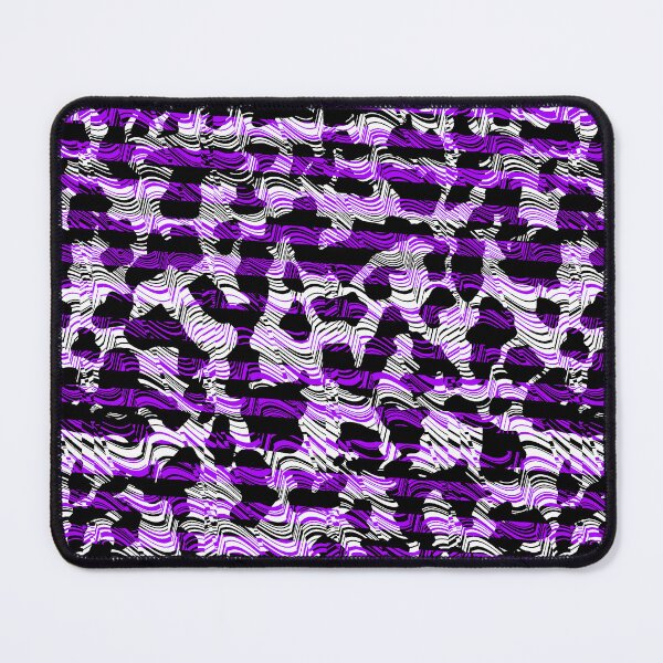 Item preview, Rippling Cow print Black and Purple Stripe Blend designed and sold by TheRulerofEarth.