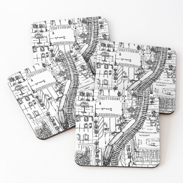 Item preview, the chicago L from above designed and sold by elliekurt.