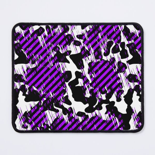 Item preview, Scratchy Patch Blend of Cowprint and Black and Purple  designed and sold by TheRulerofEarth.