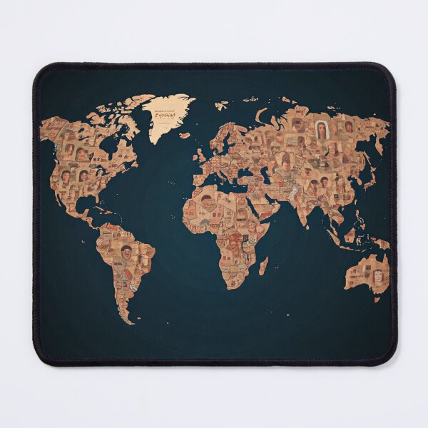 Item preview, Global People Map designed and sold by sachinnaha.