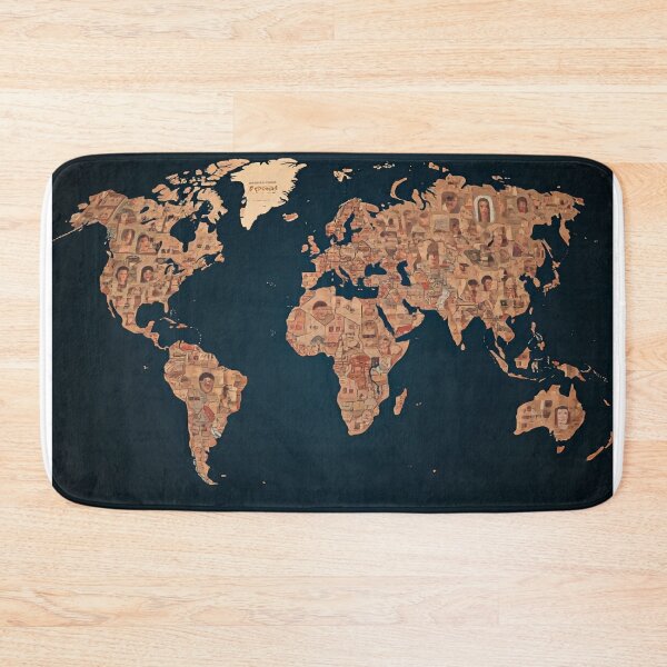 Item preview, Global People Map designed and sold by sachinnaha.