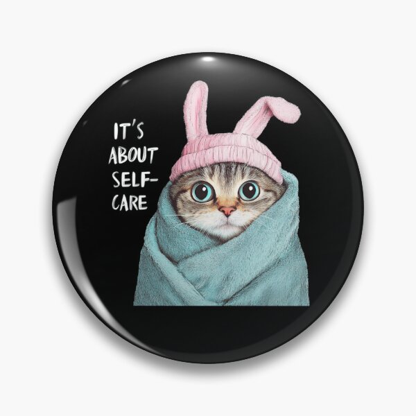 Item preview, It's about self care | Cat humor designed and sold by SoundStyleShop.